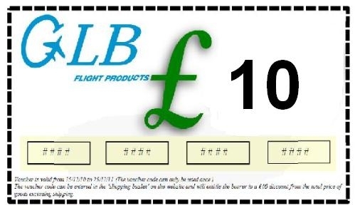 £10 Gift Vouchers: GLB Flight Products